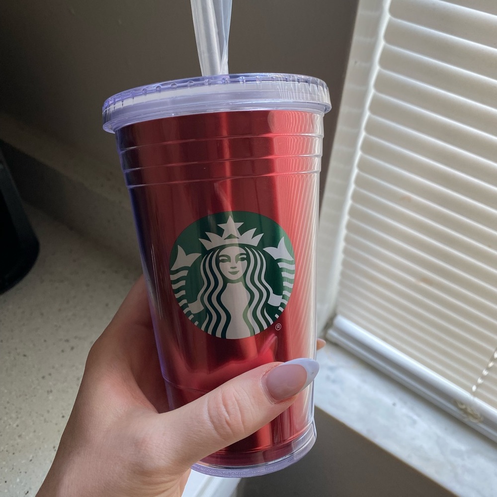 NWT Starbucks 16oz Tumbler With Straw